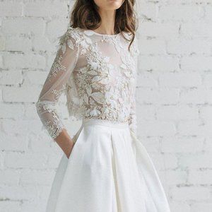 White long dress